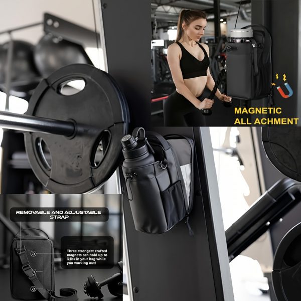 76f6d747-ffa8-4319-9fe9-e95846017a18.jpg حقيبة عملية بتصميم رياضي أنيق، مصنوعة من قماش أوكسفورد عالي الجودة لمتانة تدوم طويلاً. مزودة بسحّاب قوي وسعة مثالية لحمل مستلزماتك اليومية أو أدوات التمرين. خيار مثالي لمحبي النشاط والحركة.